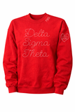Delta Sigma Theta DST Vintage Embroidery Sweatshirt