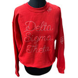 Delta Sigma Theta DST Vintage Embroidery Sweatshirt