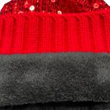 Delta Sigma Theta DST Sequined Pom-Pom Beanies