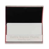 Divine 9 Sorority And Fraternity Laser Engraved Business Card Holders