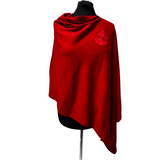 Delta Sigma Theta DST Crested Scarf Poncho