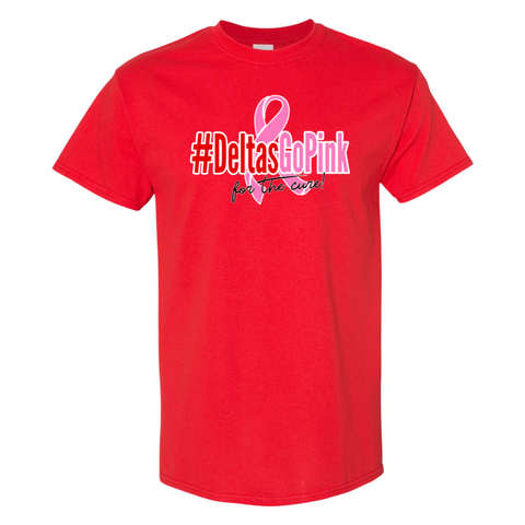 Delta Sigma Theta DST Breast Cancer Awareness Printed Sweatshirts and Tees