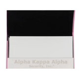 Divine 9 Sorority And Fraternity Laser Engraved Business Card Holders
