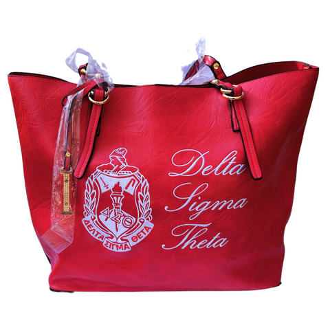 Delta Sigma Theta DST Oversized 2pc Tote Set Limited Edition