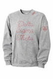Delta Sigma Theta DST Vintage Embroidery Sweatshirt