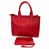 Delta Sigma Theta DST Crested 2pc Tote Bag/Wallet Set