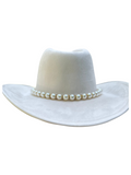 Delta Sigma Theta DST Crested Faux Suede Cowgirl Hat