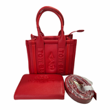 Delta Sigma Theta DST 2pc Mini Tote Bag/Wallet Set