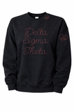 Delta Sigma Theta DST Vintage Embroidery Sweatshirt