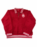 Delta Sigma Theta DST Crested Sherpa Quarter Zip