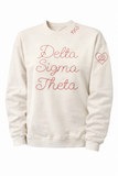 Delta Sigma Theta DST Vintage Embroidery Sweatshirt