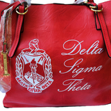Delta Sigma Theta DST Oversized 2pc Tote Set Limited Edition