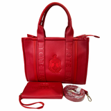 Delta Sigma Theta DST Crested 2pc Tote Bag/Wallet Set