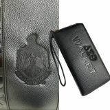 Delta Sigma Theta DST Crested 2pc Tote Bag/Wallet Set