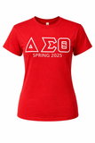Delta Sigma Theta DST Custom Line/Crossing Shirt
