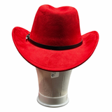 Delta Sigma Theta DST Crested Faux Nubuck Suede Cowboy Hat