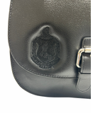 Delta Sigma Theta DST Genuine Leather Saddle Bag