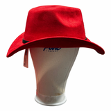 Delta Sigma Theta DST Crested Faux Nubuck Suede Cowboy Hat