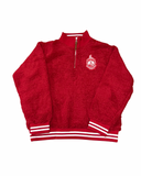 Delta Sigma Theta DST Crested Sherpa Quarter Zip