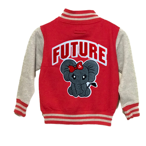 PRE-ORDER—-BEGINS Shipping 9/15/24 DST Girls Chenille Future Ellie Varsity Jacket