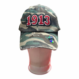 Delta Sigma Theta DST Chenille 1913 Distressed SnapBack