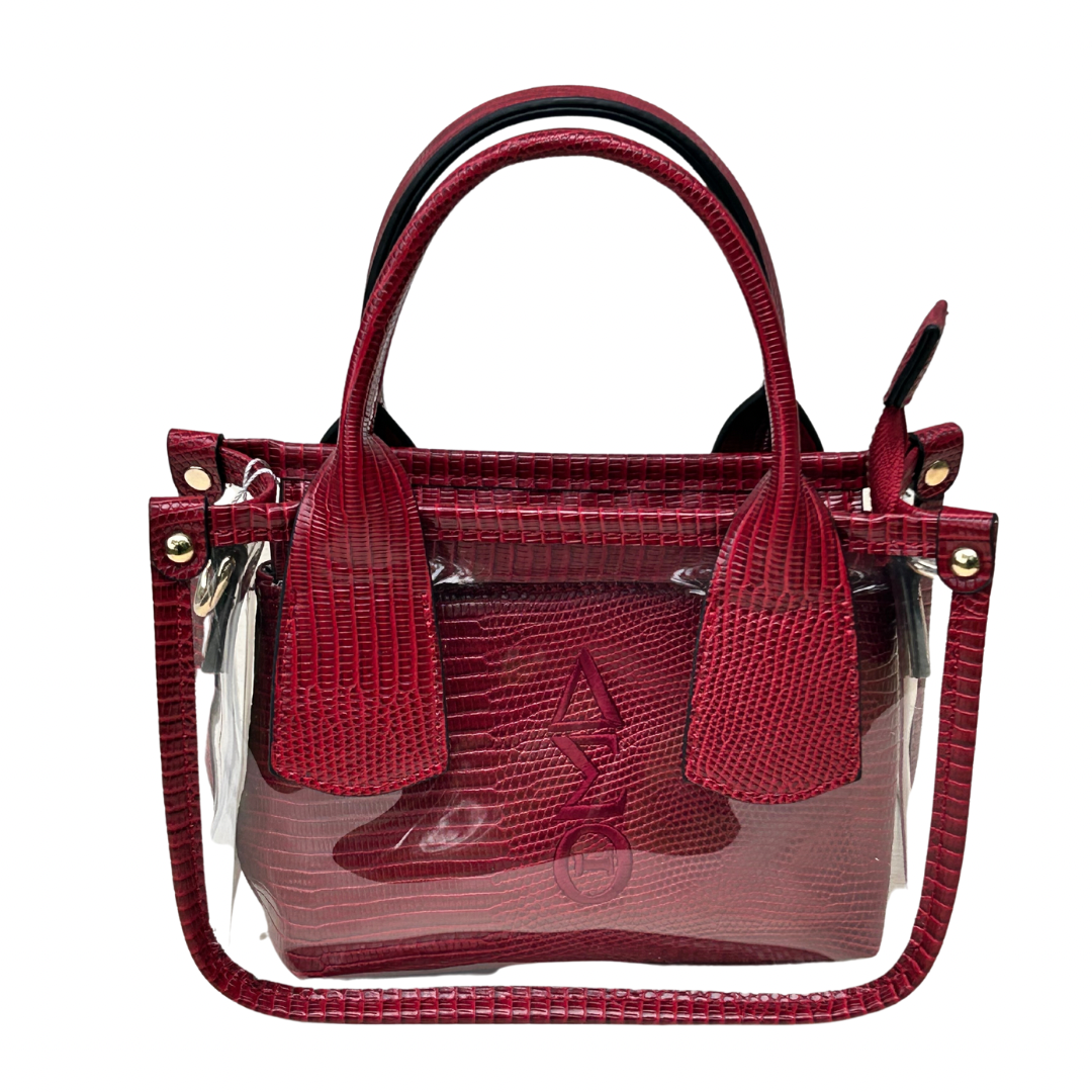 Delta Sigma Theta DST Mini Game Day Clear Crossbody Set