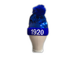 Founding Year Sequined Pom-Pom Beanies