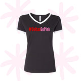 Delta Sigma Theta DST BCA Printed Retro Ringer T Shirt