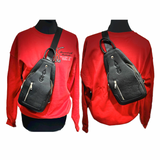 Delta Sigma Theta DST Stacked Symbols Sling Bag