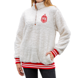 CLOSEOUT- Begins Shipping 10/16/23 Delta Sigma Theta DST Crested Sherpa Pullover