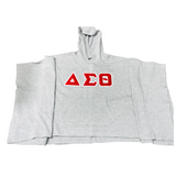 Delta Sigma Theta DST Hooded Sweatshirt Poncho