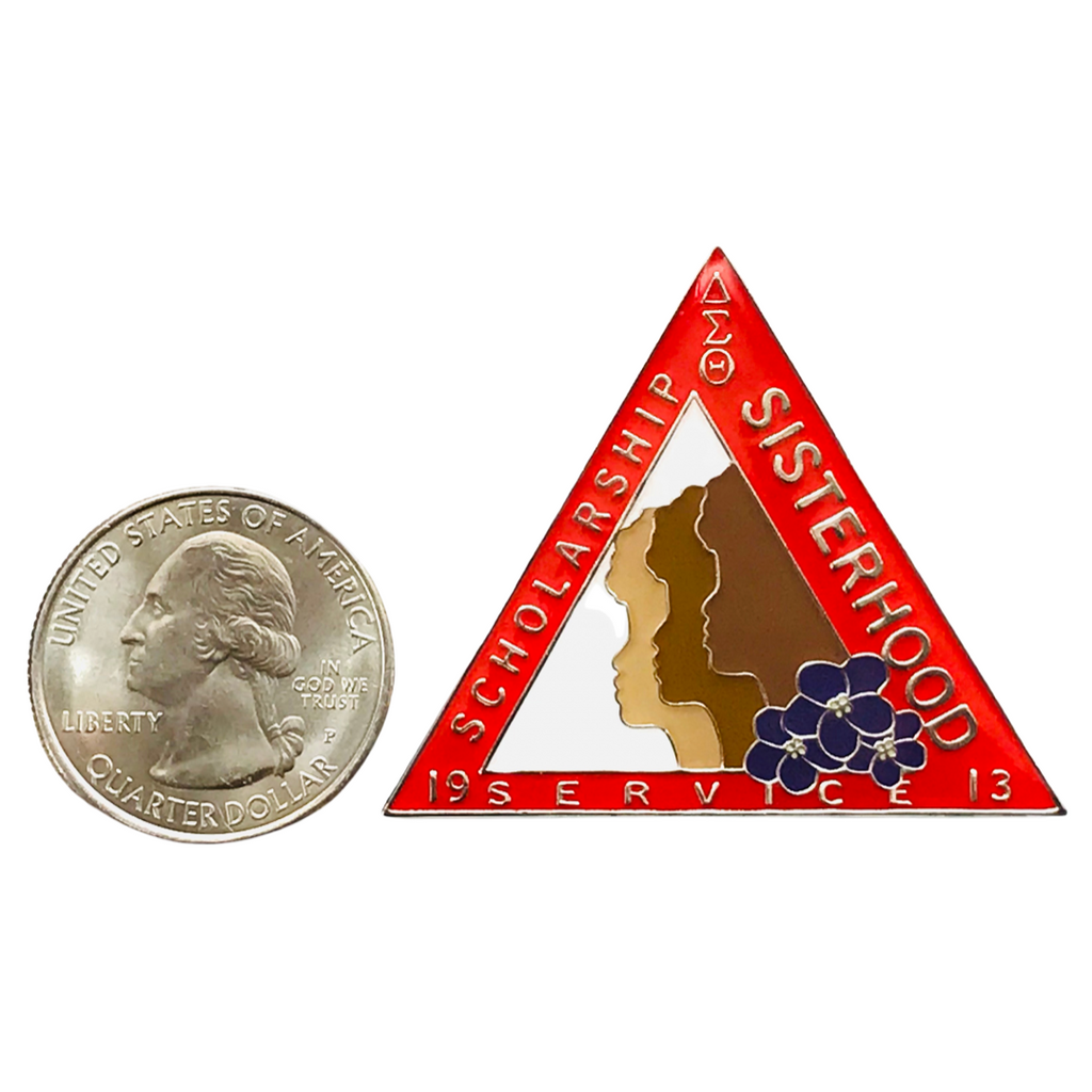 Dst Pyramid Pin Delta Sigma Theta DST Sisterhood Lapel Pin – Washington Designs