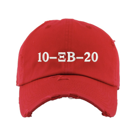 Delta Sigma Theta DST Custom Initiated Distressed Vintage Cap or Classic Visor