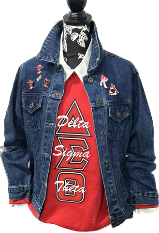 Delta Sigma Theta DST Stacked Symbols Sweatshirt