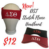 Delta Sigma Theta DST Stretch Fleece Headband