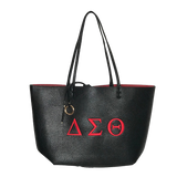 Delta Sigma Theta DST Inspired 2pc Tote Set with Symbols