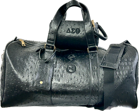 Delta Sigma Theta DST Embossed 2pc Weekender Bag