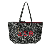 Delta Sigma Theta DST Inspired 2pc Tote Set with Symbols