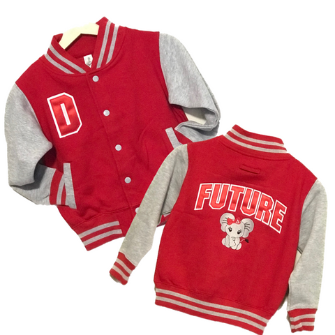 PRE-ORDER—-BEGINS Shipping 11/01/2023 DST Girls Future Ellie Varsity Jacket