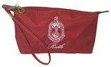 Delta Sigma Theta DST Personalized Nylon Cosmetic Bag