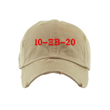 Delta Sigma Theta DST Custom Initiated Distressed Vintage Cap or Classic Visor