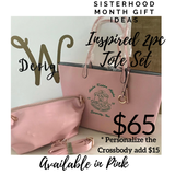 AKA Inspired 2pc Tote Set