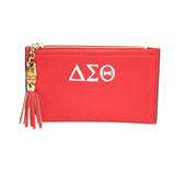 Delta Sigma Theta DST Tasseled Card/Coin Purse
