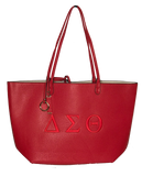 Delta Sigma Theta DST Inspired 2pc Tote Set with Symbols