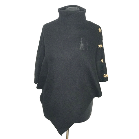 Delta Sigma Theta DST Fortitude Solid Turtleneck Poncho