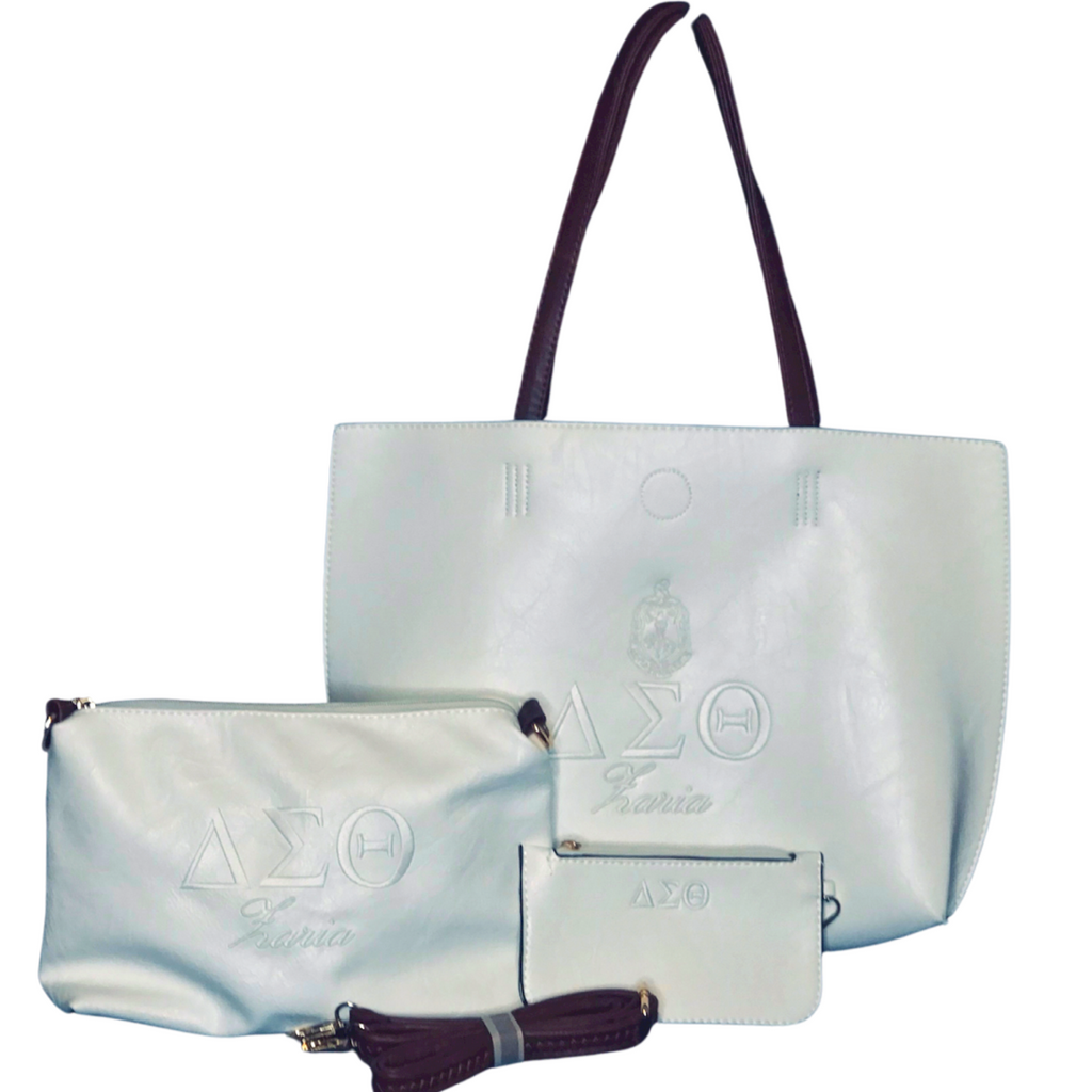 Botanical Themed Tote Bag & Pouch Set - Dishique