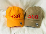 Delta Sigma Theta DST Distressed Vintage Cap