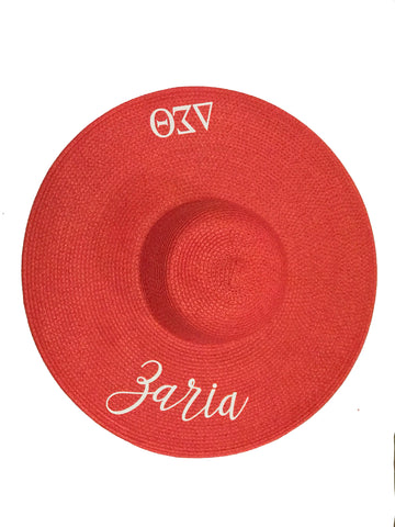 Delta Sigma Theta DST Diva Personalized Floppy Hat
